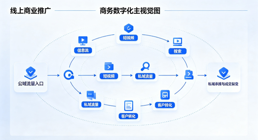 桥东区线上商业推广怎么做？全域流量闭环搭建与低成本转化实战指南